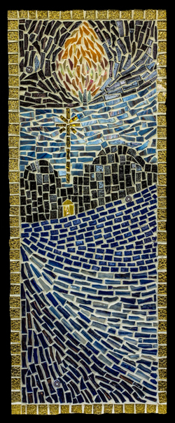 Night In Bethlehem tile mosaic