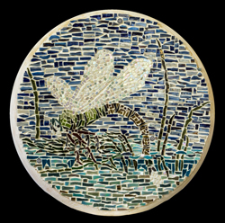 Dragonfly tile mosaic