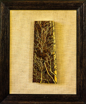 Tangled, wood carving